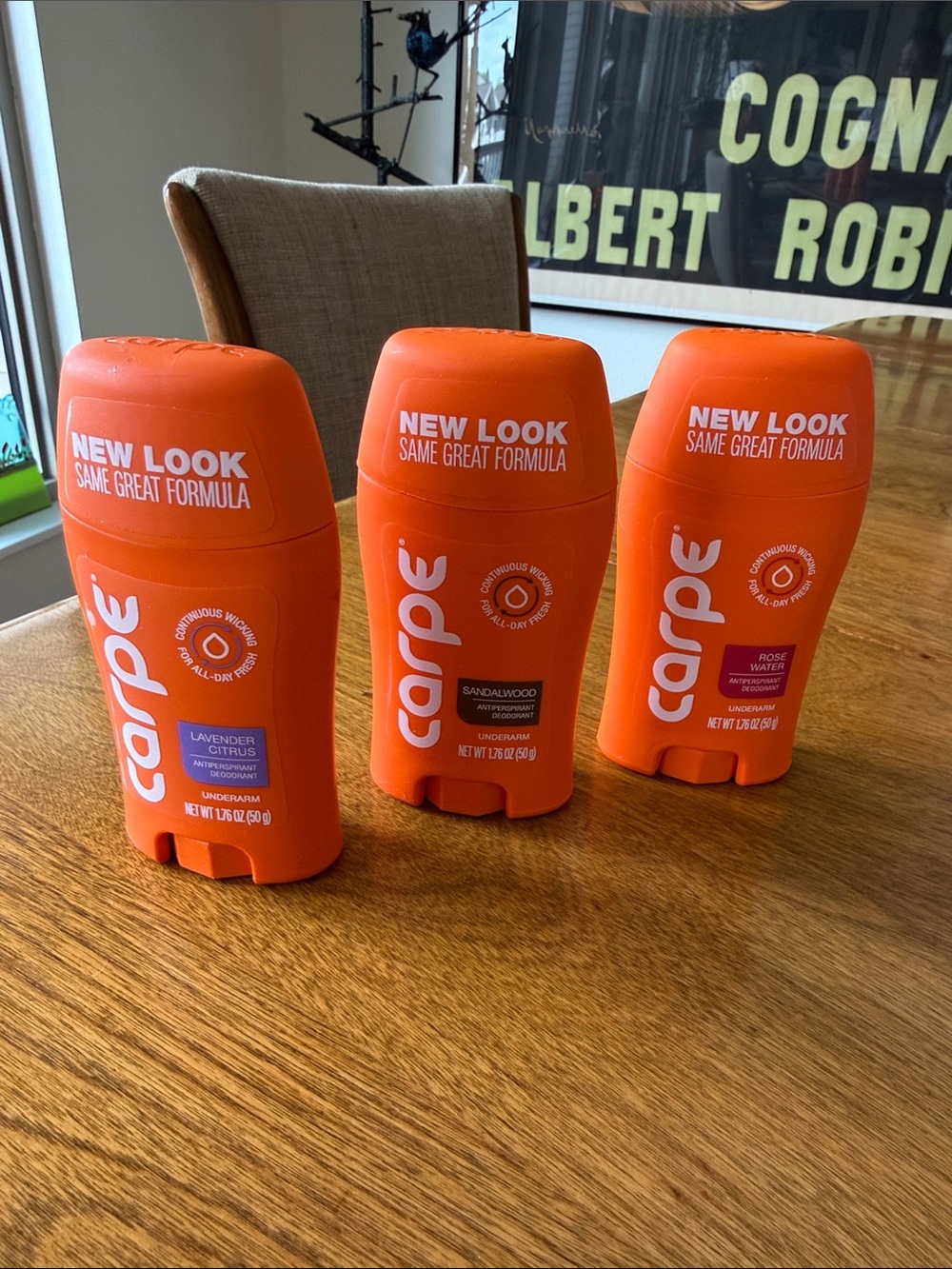 NEW Carpe Antiperspirant set